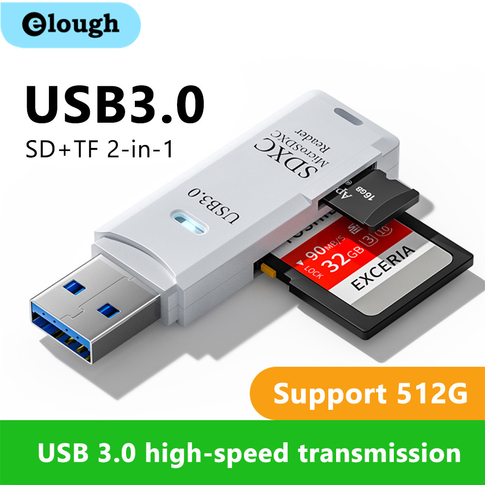 Laptop Accessories For Programmers - 2-in-1 USB 3.0 Kartenleser Micro TF