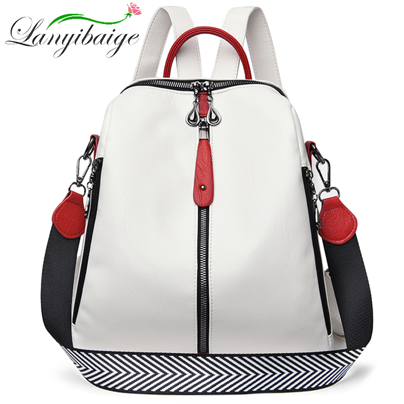 Laptop Accessories Girly - Mode Rucksack Frauen weichen Leder Rucksack
