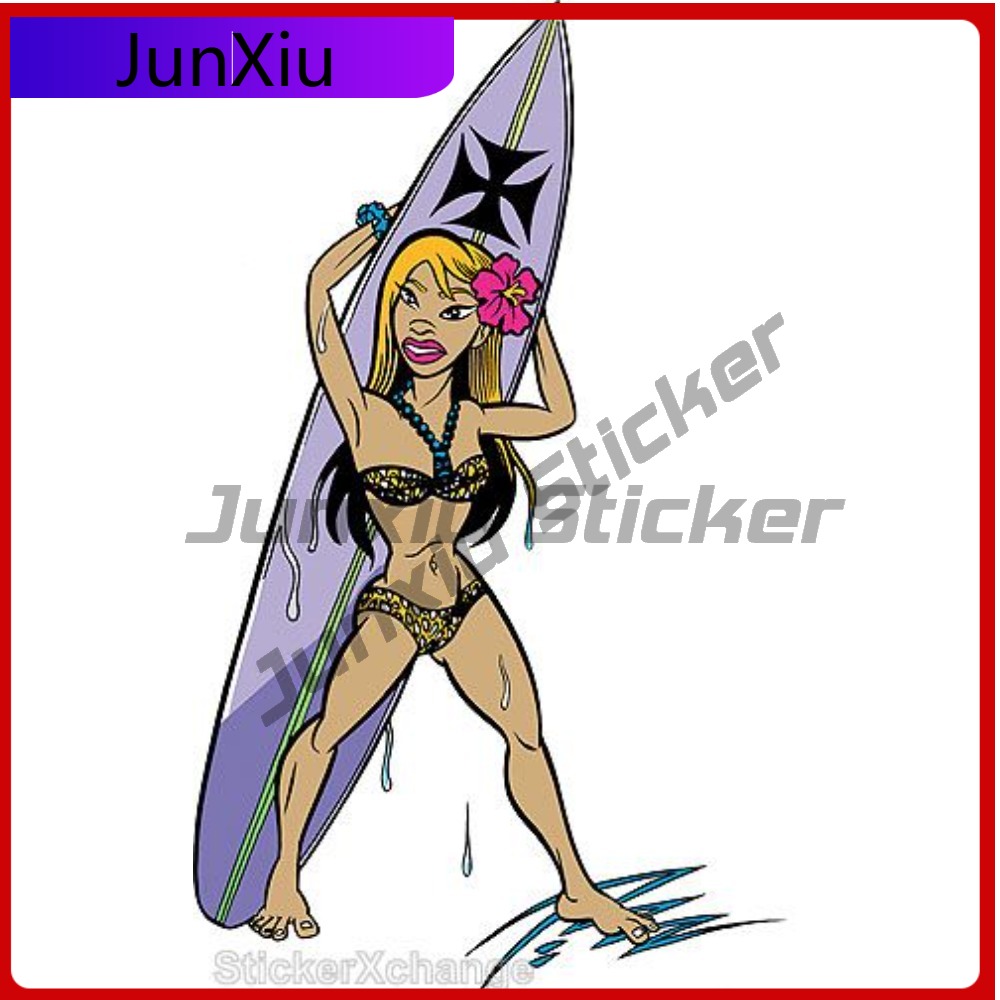 Laptop Accessories Best - Surfer Girl Aufkleber, neues, bestes Geschenk,