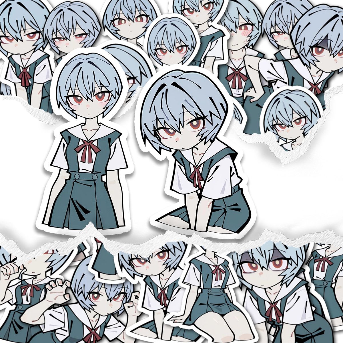 Laptop Accessories To Gift - Neue Neon Genesis Evangelion Aufkleber Ayanami