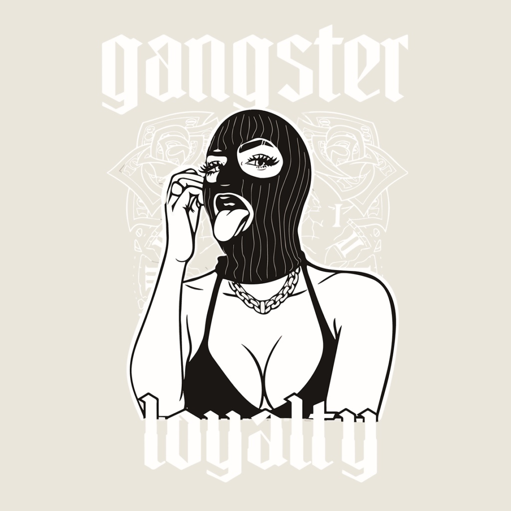 Laptop Accessories Girly - 1 Stück Gangster Loyalty Skimaske Mädchen