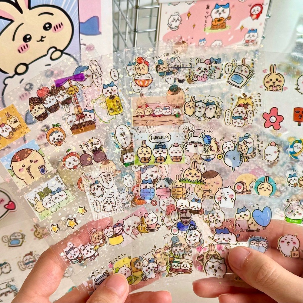 Laptop Accessories All - 30 Stück Chiikawa Laser-Aufkleber Cartoon Wasserfeste