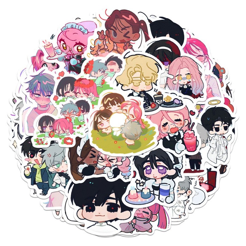 Laptop Accessories To Gift - 80 Stück/Set Cartoon Anime Alien Bühnen-Aufkleber