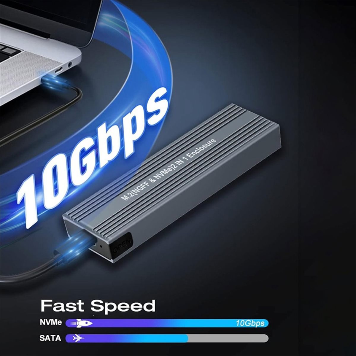 External Nvme Ssd - Aktualisierung. M.2 NVME SATA SSD-Gehäuseadapter, USB