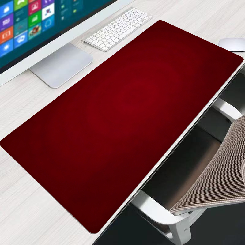 Keyboard Laptop Accessories - Rotes Mauspad für Büro, erweiterte Schreibtischunterlage