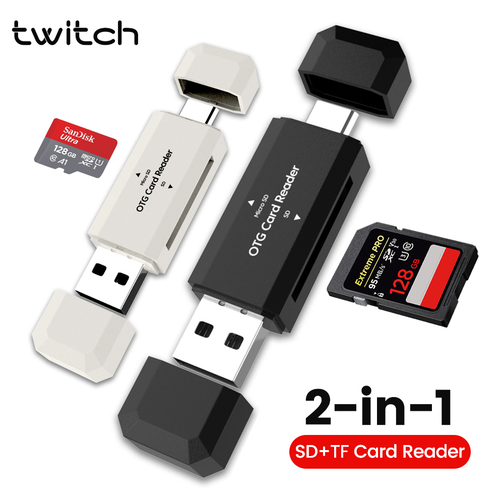 Laptop Accessories For Programmers - 2-in-1 Typ-C SD TF Kartenleser USB