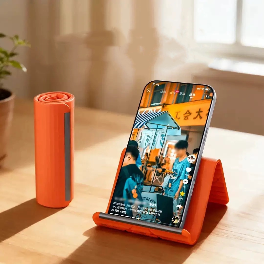 Laptop Accessories All - Flexibler Tragbarer Telefonständer aus Silikon für