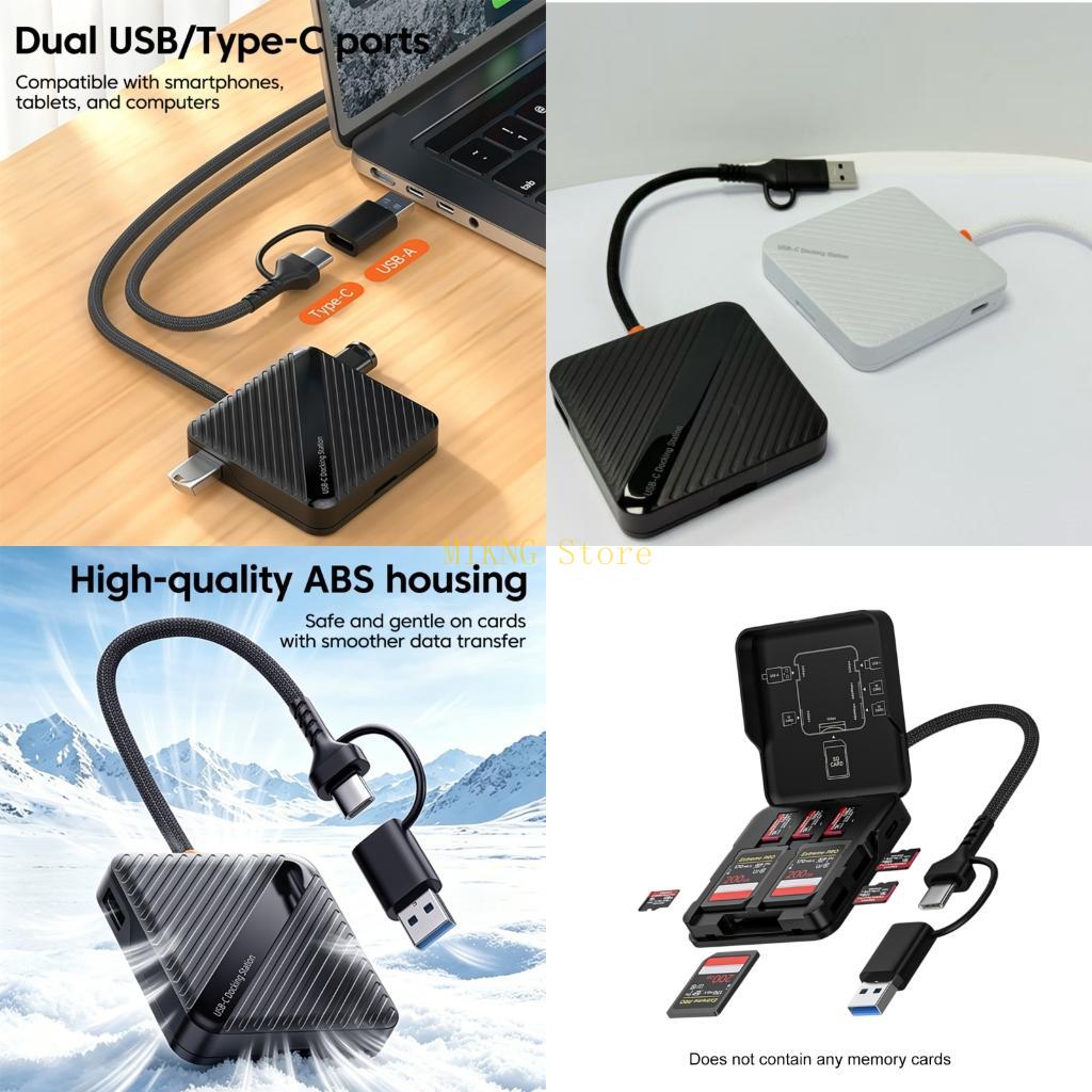 Laptop Accessories Best - 5 in 1 Leichter USB-Typ-C-zu-TF-Kartenleser-Konverter-Ersatz für
