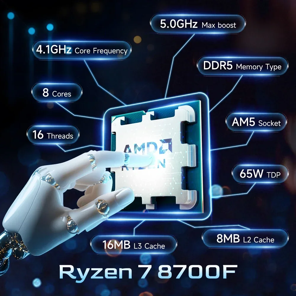 AMD R7 8700F Ryzen 7 8700F CPU – Amd Cpu Ryzen 7 Bewertung und Preis