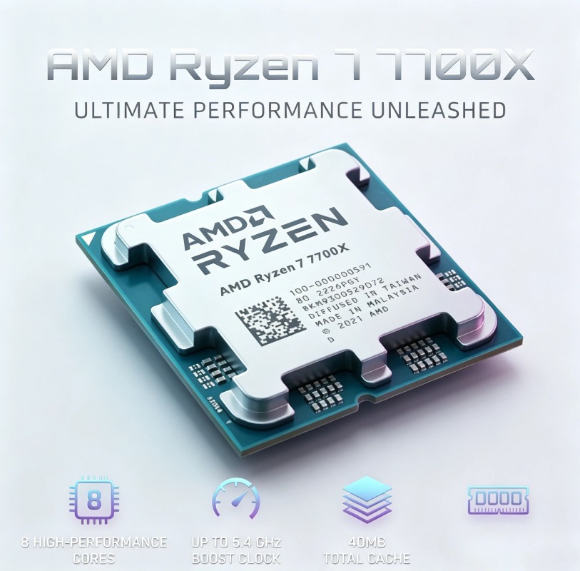AMD Ryzen 7 7700X CPU, R7 7700 – Amd Cpu Ryzen 7 Bewertung und Preis