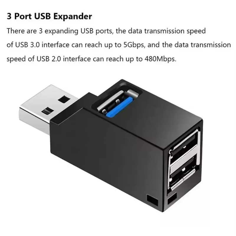 USB 3.0 2.0 Drehbarer 3-Port-H – Laptop Accessories For Programmers Bewertung und Preis
