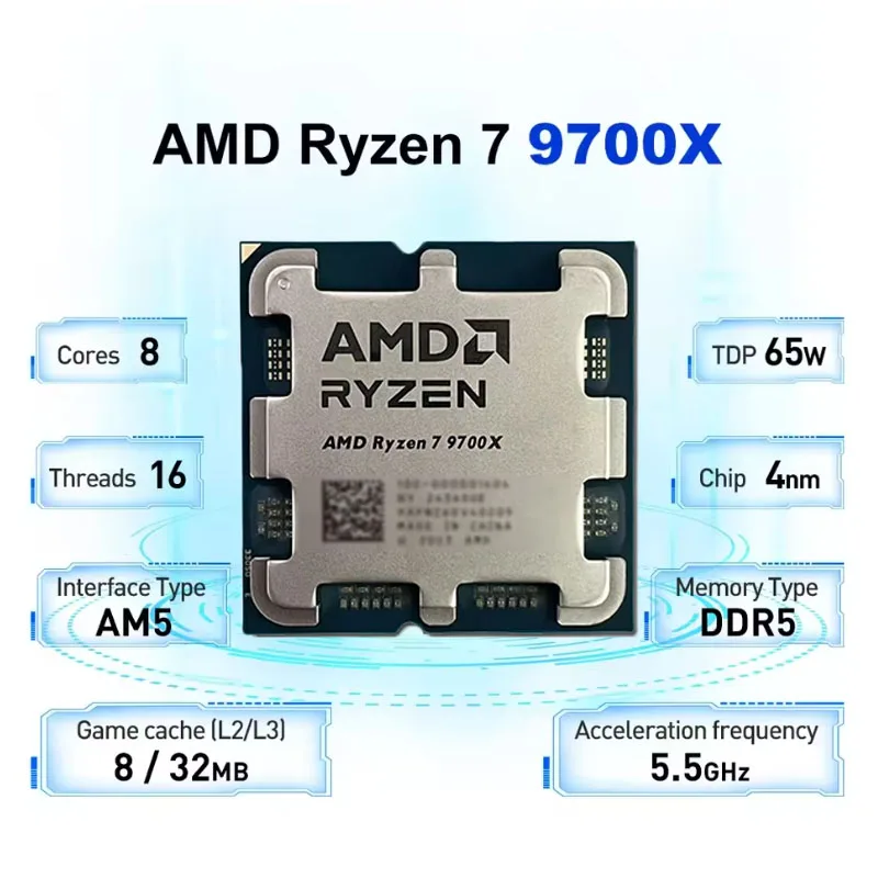 AMD Ryzen 7 9700X CPU Prozesso – Amd Cpu Ryzen 7 Bewertung und Preis