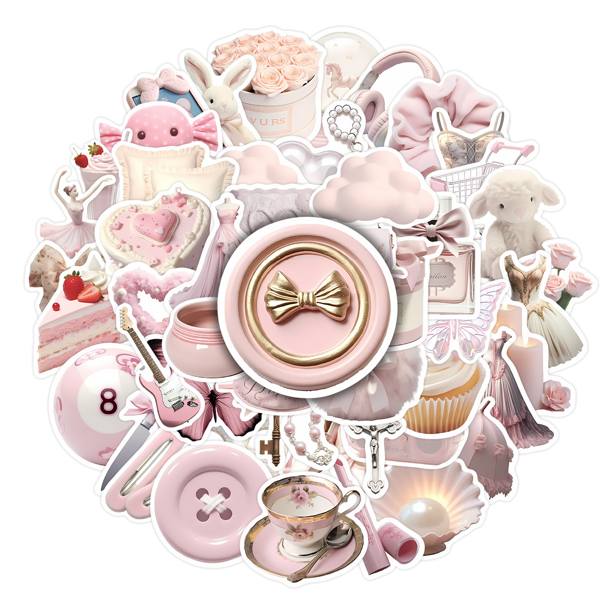 50/100 Stück Niedliche Rosa Mä – Laptop Accessories Girly Bewertung und Preis