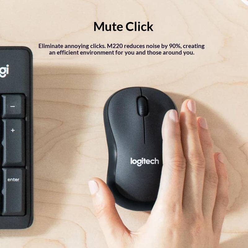 Logitech M220 2.4G Leise Maus  – Laptop Accessories Officeworks Bewertung und Preis