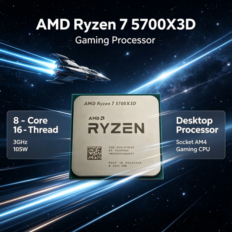 Ryzen 7 5700X3D AMD Socket AM4 – Amd Cpu Ryzen 7 Bewertung und Preis