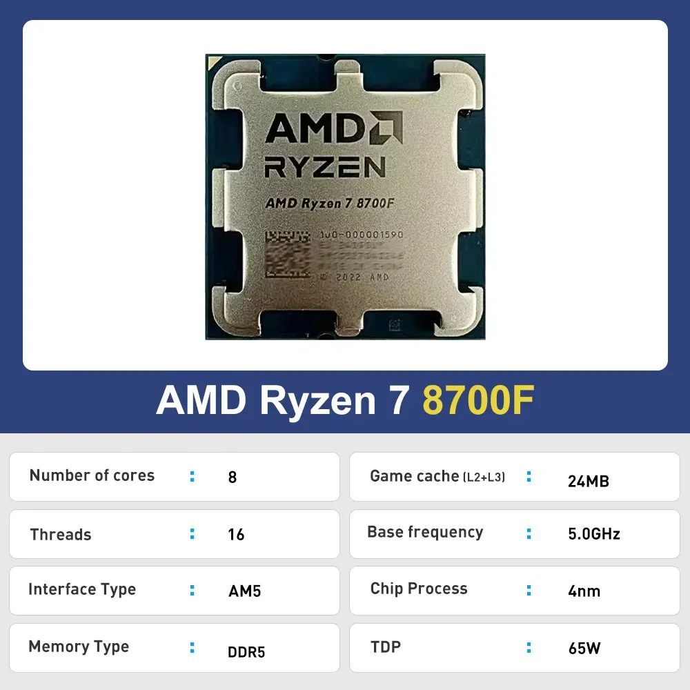 AMD R7 8700F Ryzen 7 8700F CPU – Amd Cpu Ryzen 7 Bewertung und Preis