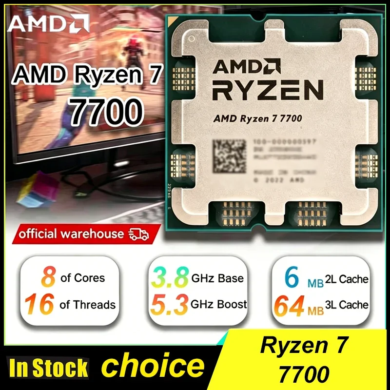 Hochwertige AMD Desktop-Gaming – Amd Cpu Ryzen 7 Bewertung und Preis