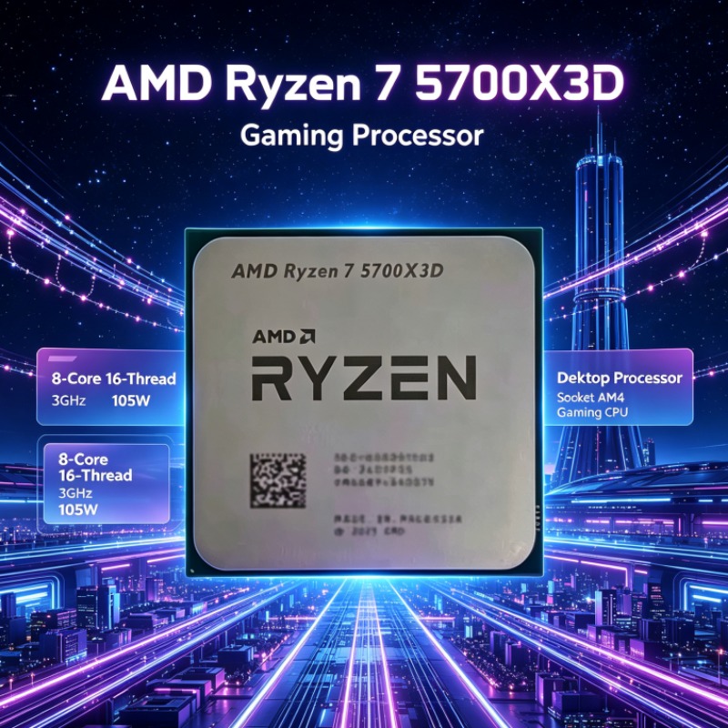 AMD Ryzen 7 5700X3D Desktop-CP – Amd Cpu Ryzen 7 Bewertung und Preis