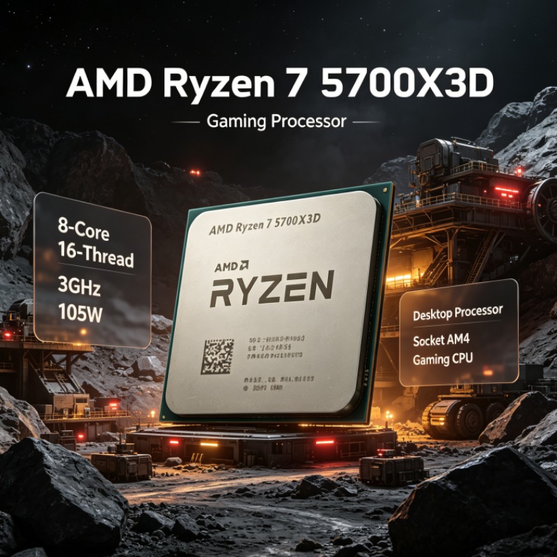 AMD Ryzen 7 5700X3D Desktop-CP – Amd Cpu Ryzen 7 Bewertung und Preis