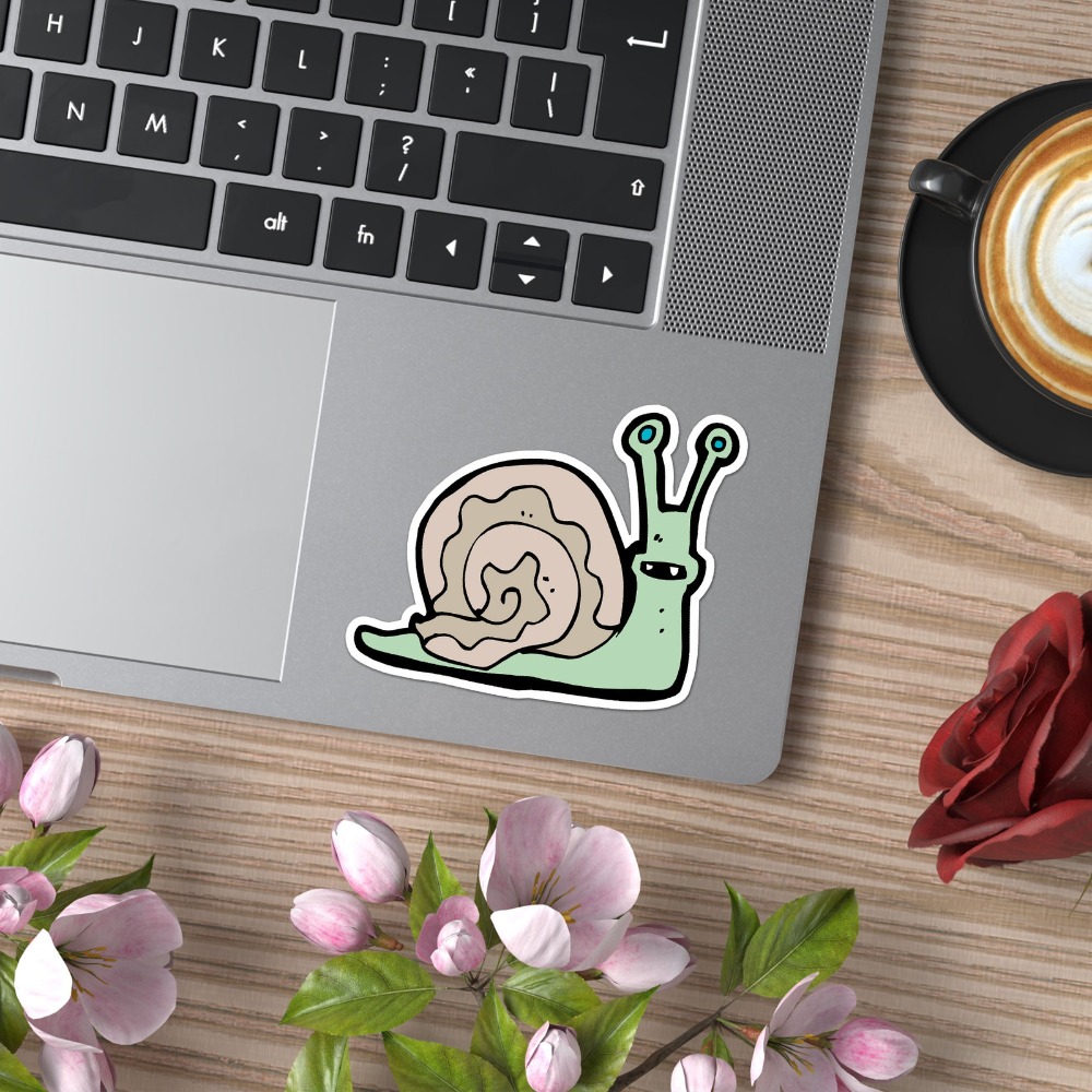 Cartoon-Schnecken-Vinyl-Aufkle – Laptop Accessories Best Bewertung und Preis