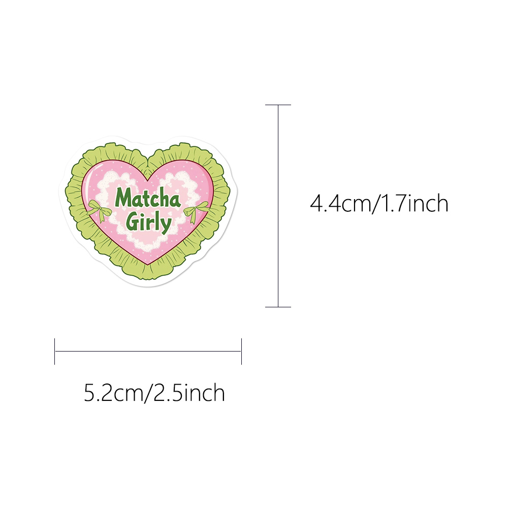 50 Stück Matcha Girl Aufkleber – Laptop Accessories Girly Bewertung und Preis