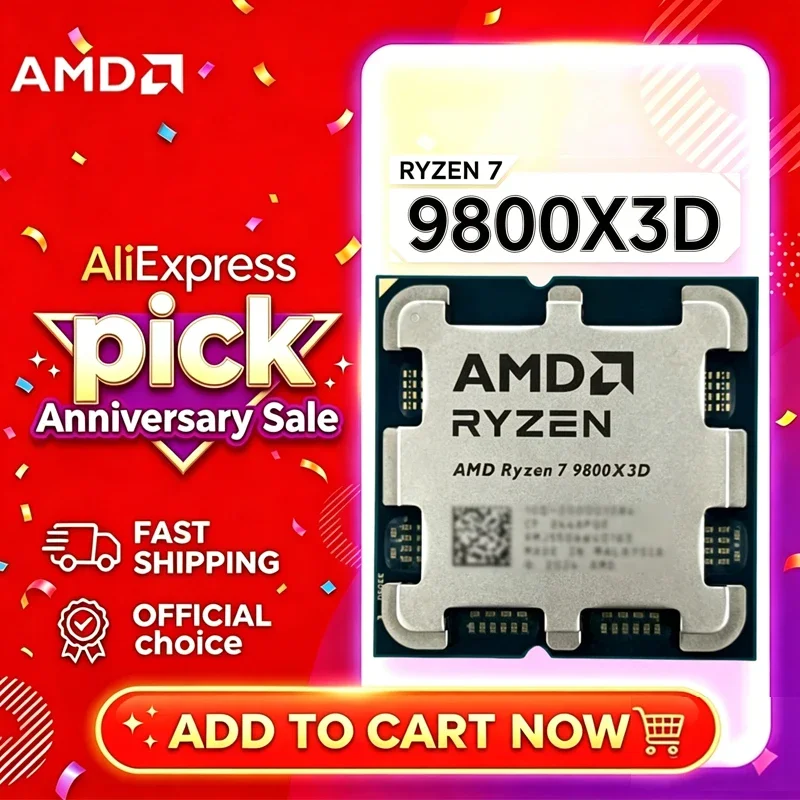 AMD Ryzen 7 9800X3D R7 9800X3D – Amd Cpu Ryzen 7 Bewertung und Preis