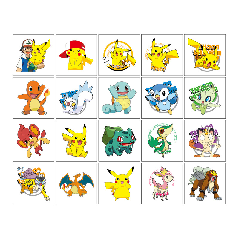 5*5cm 20 Stück Pokemon Pikachu – Laptop Accessories All Bewertung und Preis