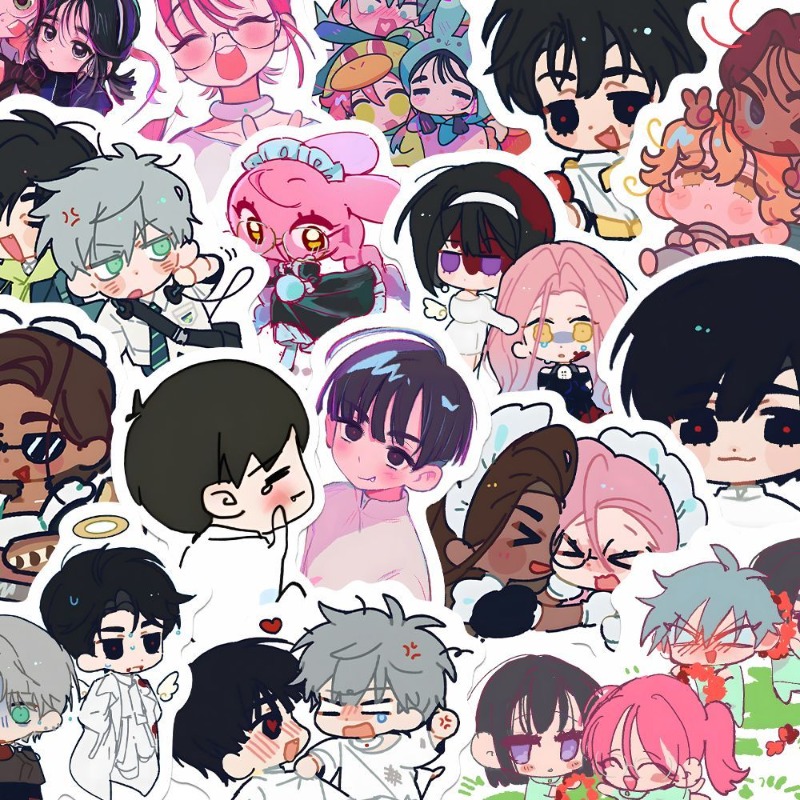 80 Stück/Set Cartoon Anime Ali – Laptop Accessories To Gift Bewertung und Preis