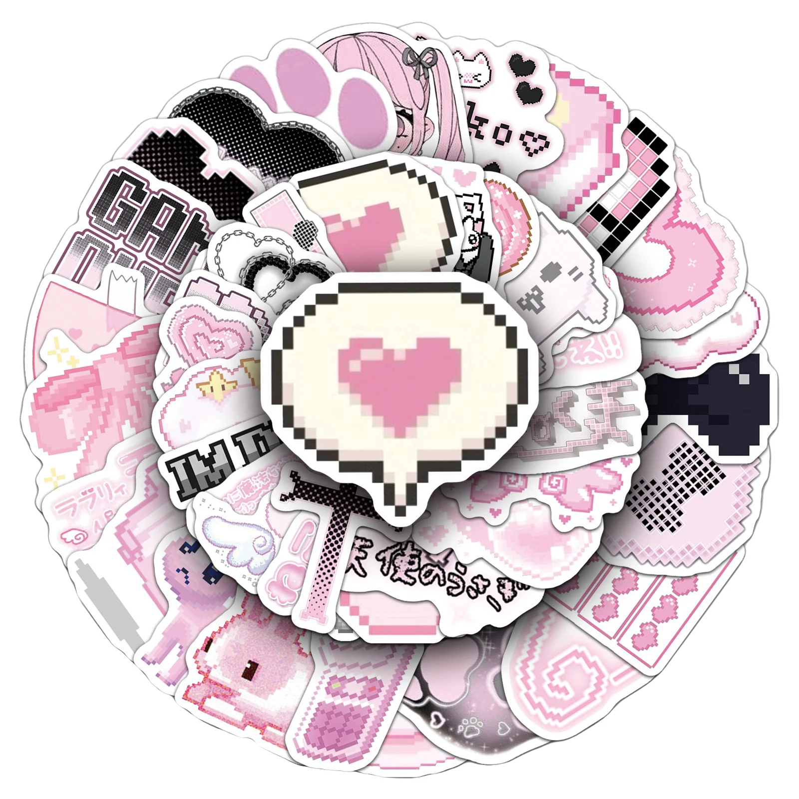 10/30/50 Stück Niedliche Pixel – Laptop Accessories Girly Bewertung und Preis