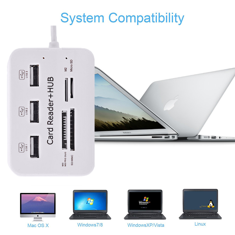 USB Hub 2.0 3 Ports TF Micro S – Laptop Accessories All In One Bewertung und Preis