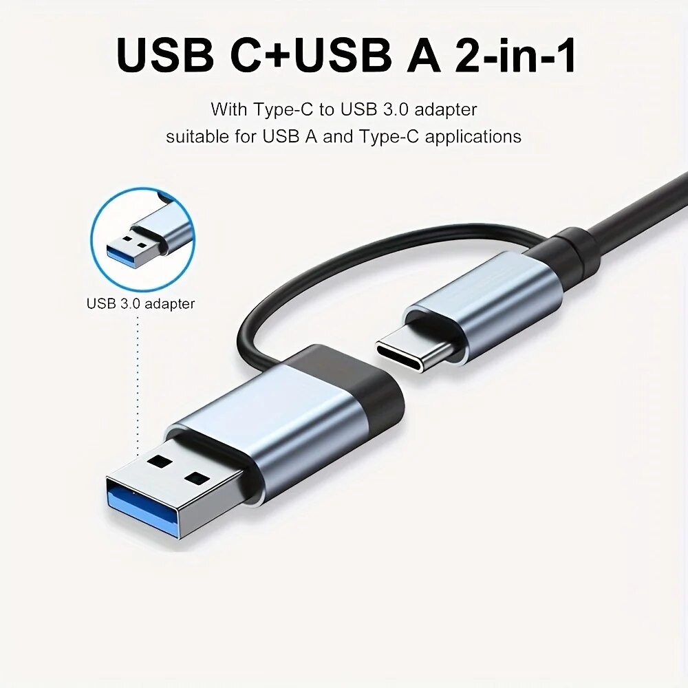 2-in-1 USB3.0-Hub mit 7 Anschl – Laptop Accessories For Programmers Bewertung und Preis