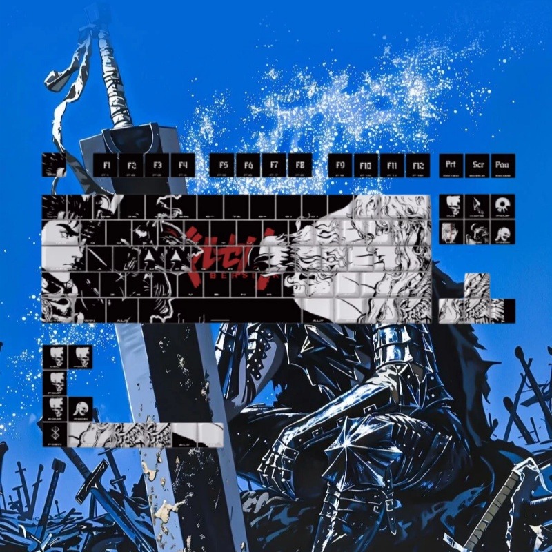 BERSERK Theme Anime Keycap 98  – Laptop Accessories To Gift Bewertung und Preis