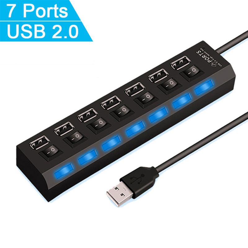 7-Port-USB-2.0-Hub-Splitter fü – Laptop Accessories All Bewertung und Preis