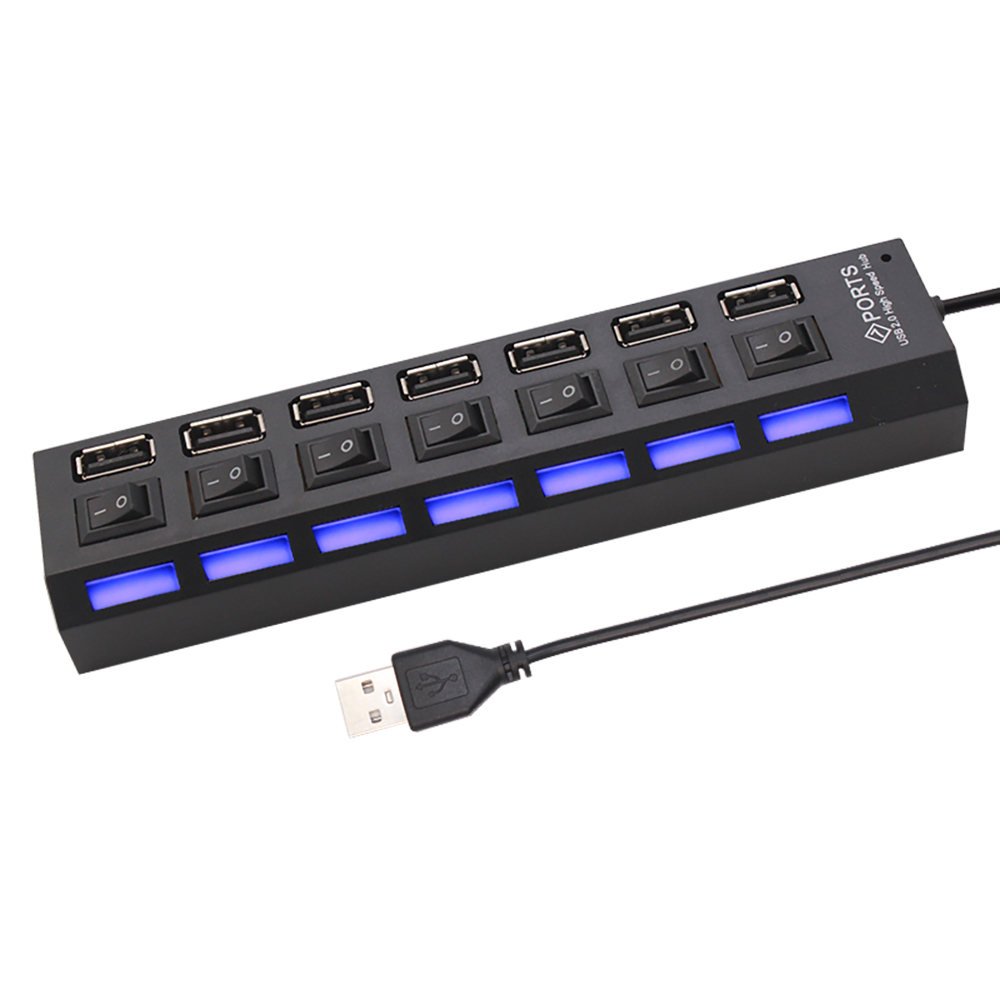 7-Port-USB-2.0-Hub-Splitter fü – Laptop Accessories All Bewertung und Preis
