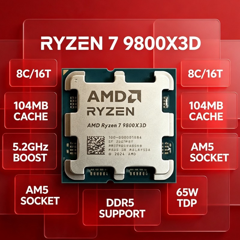 AM5 Gaming-Desktop-CPU AMD Ryz – Amd Cpu Ryzen 7 Bewertung und Preis