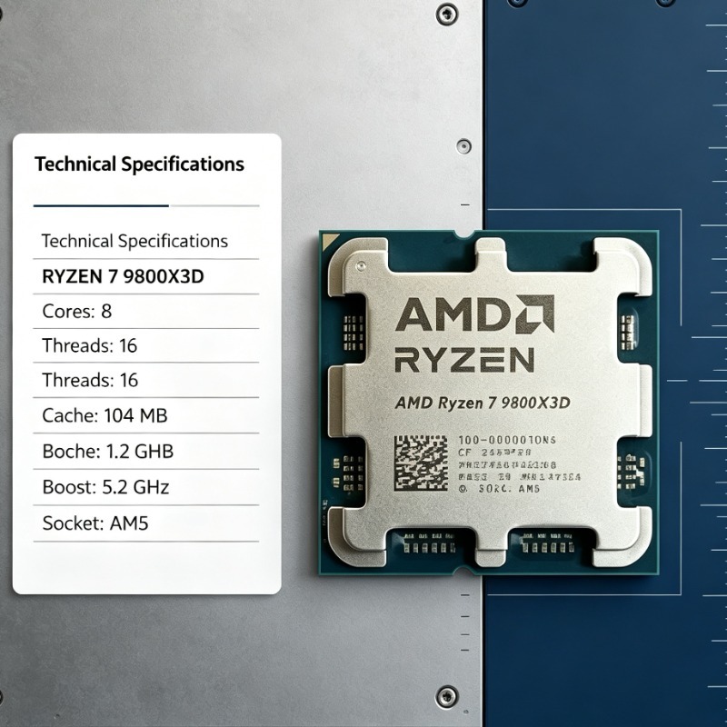 AM5 Gaming-Desktop-CPU AMD Ryz – Amd Cpu Ryzen 7 Bewertung und Preis