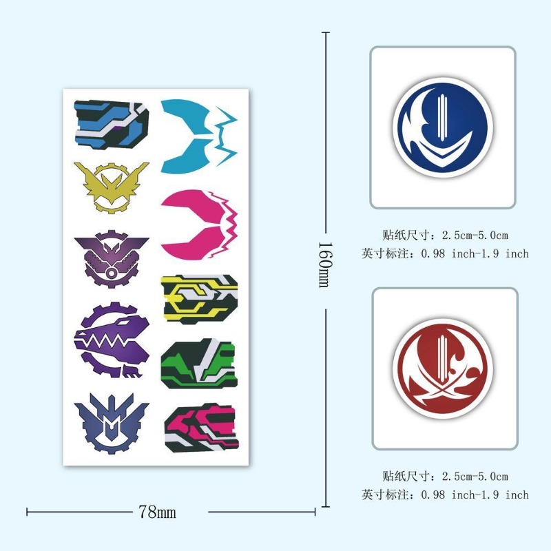 60 Blatt Kamen Rider Logo-Aufk – Laptop Editing Accessories Bewertung und Preis